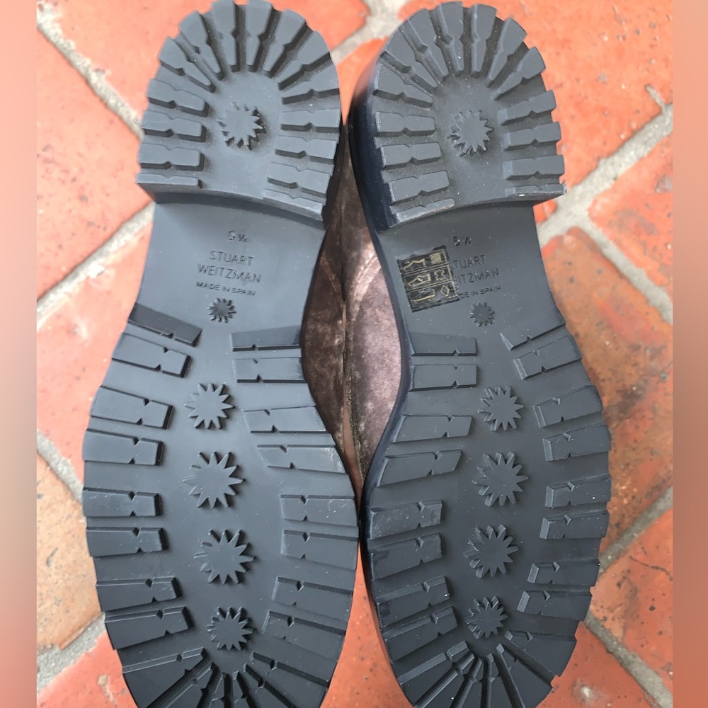 Stuart Weitzman Allie Pearl Bootie 5.5 - image 5